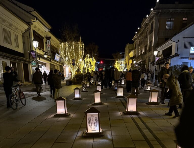 長野灯明まつりの灯明②