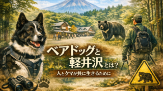 ベアドッグと軽井沢｜人とクマが共存するために生まれた日本最先端の取り組み