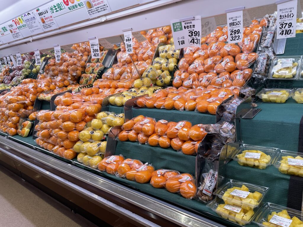 ツルヤ軽井沢店 様々なミカン(せとか、はるか等)